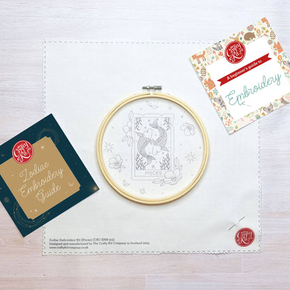 The Crafty Kit Company: Signs of Zodiac - Pisces Embroidery Kit