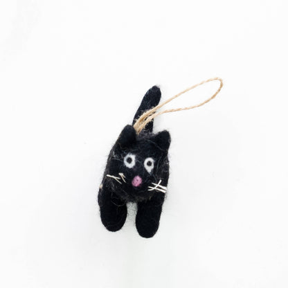 The Winding Road: Little Felt Cat Ornaments