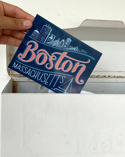 Elissa Surabian Art: Boston, Massachusetts Postcard