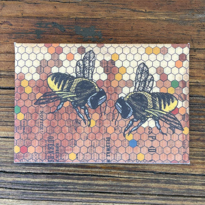 Two Little Fruits: Magnets | Honeybee Magnet | Bee Magnets | Kitchen Decor