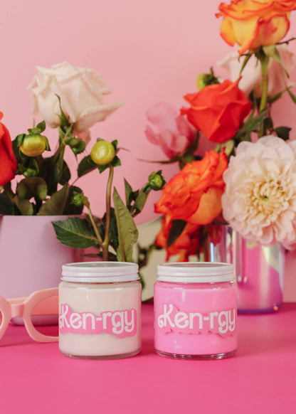 JaxKelly: Barbie - Ken-rgy Candles - Cream