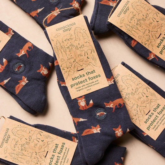 Conscious Step: Socks that Protect Foxes