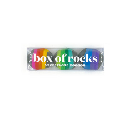 SNIFTY: BOX OF ROCKS  ERASERS