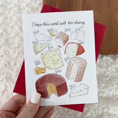 Big Moods: "I Hope This Card Isn't Too Cheesy" Card