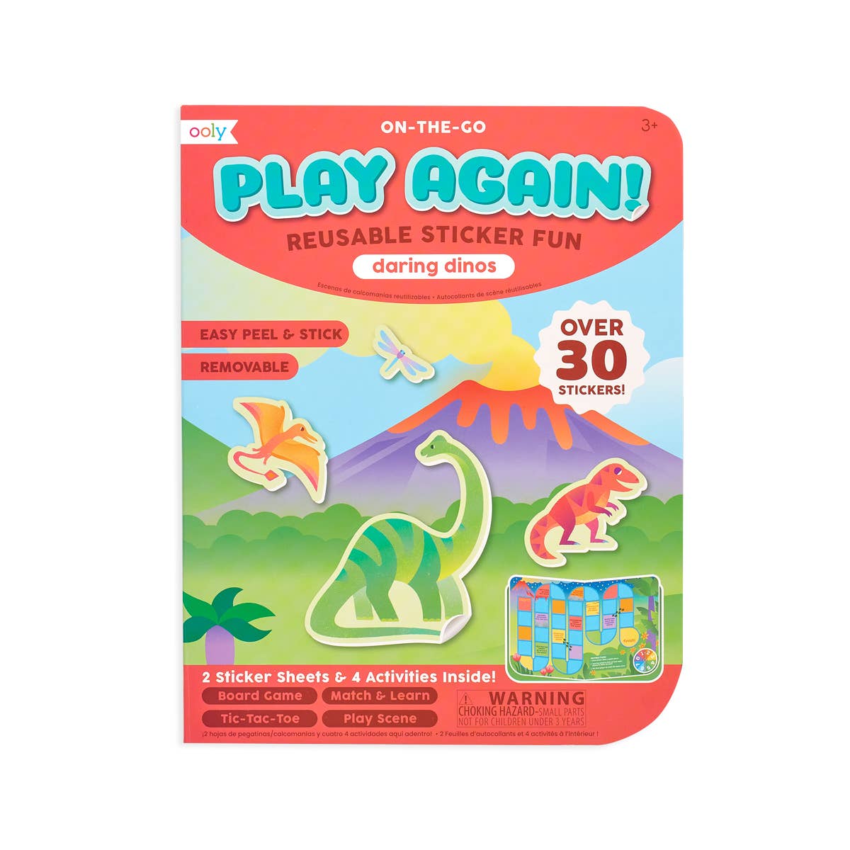 OOLY: Play Again! Mini On-The-Go Activity Kit - Daring Dinos