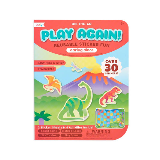 OOLY: Play Again! Mini On-The-Go Activity Kit - Daring Dinos