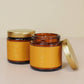 JaxKelly: 4oz Amber Crystal Candles - Citrine - Success