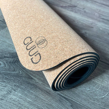 GUUD: All Natural Cork and Natural Rubber Yoga Mat