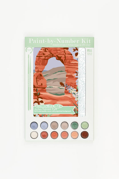 Elle Crée (She Creates): Arches National Park Paint-by-Number Kit