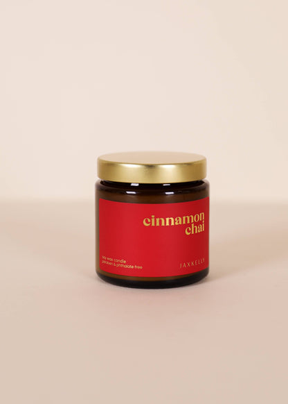 JaxKelly: 4 oz - Cinnamon Chai Candle - Amber