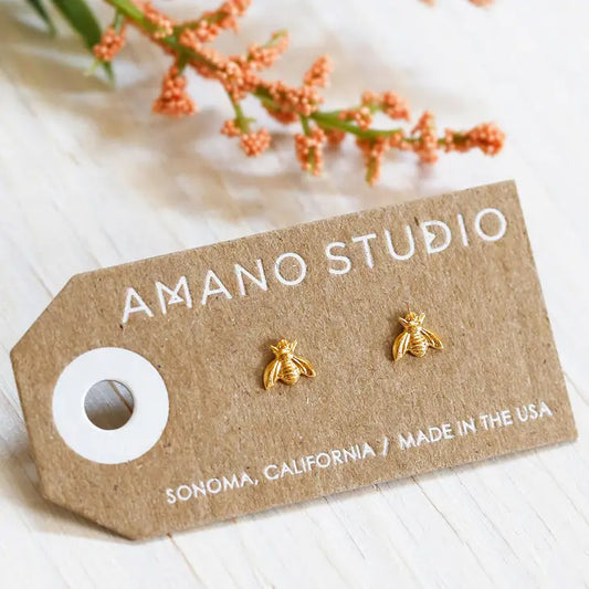 Amano Studio: Honey Bee Studs (Gold)