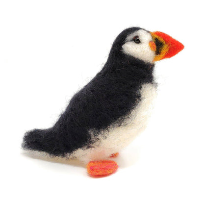 The Crafty Kit Company: British Birds - Atlantic Puffin Needle Felting Craft Kit