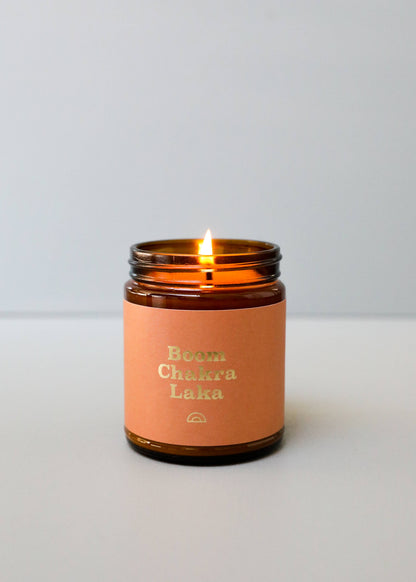 Jax Kelly: Mantra Candle - Boom Chakra Laka