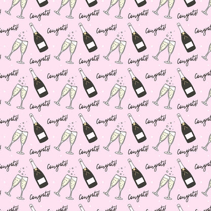 Brittany Paige: Congrats Champagne Wrapping Paper Roll
