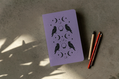 Denik: Raven of Fortune Layflat Journal Notebook