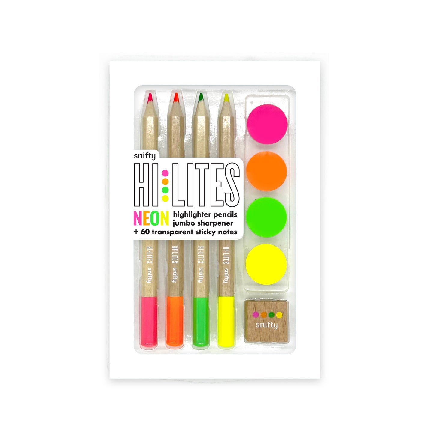 SNIFTY: HI•LITES - NEON PENCIL HIGHLIGHTING SET