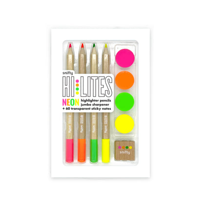 SNIFTY: HI•LITES - NEON PENCIL HIGHLIGHTING SET