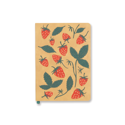 Denik: Elana's Berries Embroidered Journal Notebook