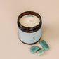 JaxKelly: 4oz Amber Crystal Candles - Amazonite - Hope