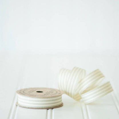 Wrappily Eco Gift Wrap Co.: Natural Cotton Curling Ribbon - Stripes & Dots