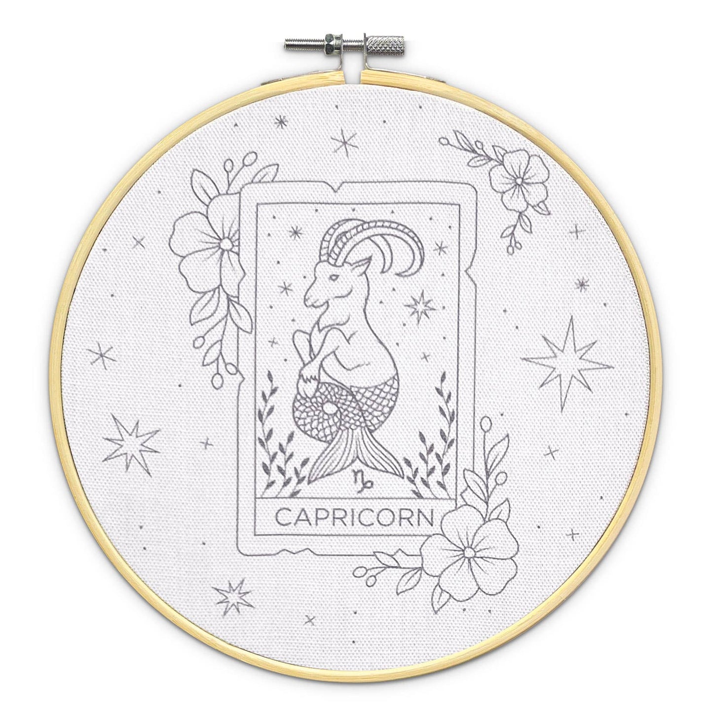 The Crafty Kit Company: Signs of Zodiac - Capricorn Embroidery Kit