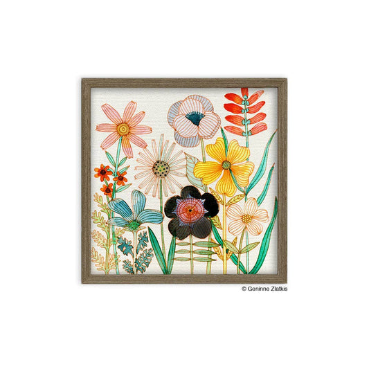 WerkShoppe: Blooms | Framed Canvas Art