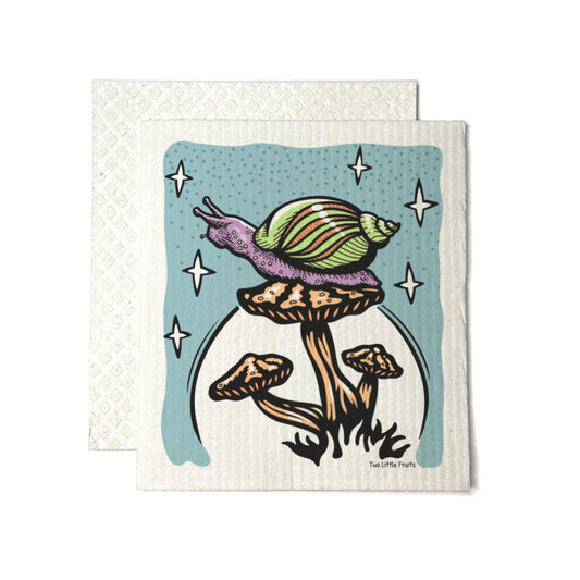 Two Little Fruits: Swedish Dishcloth - Garden Snail  – Reusable Swedish Sponge