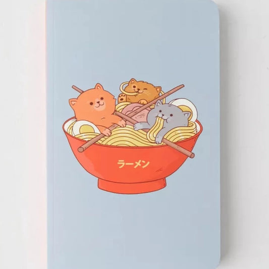 Denik: Ramen and Cats Classic Layflat Notebook