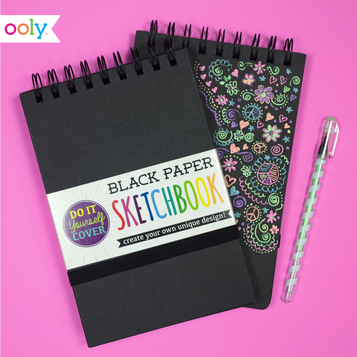 OOLY: D.I.Y. Cover Sketchbook - Black Paper