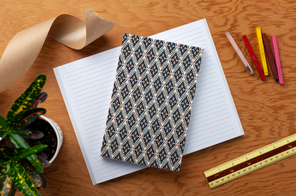 Denik: Ikat Diamonds Classic Layflat Journal Notebook