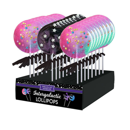 Melville Candy Company: Galaxy Lollipops - Purple & Pink