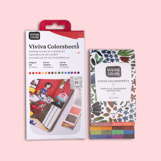 Viviva Colors: Colorsheets (16 Watercolors)