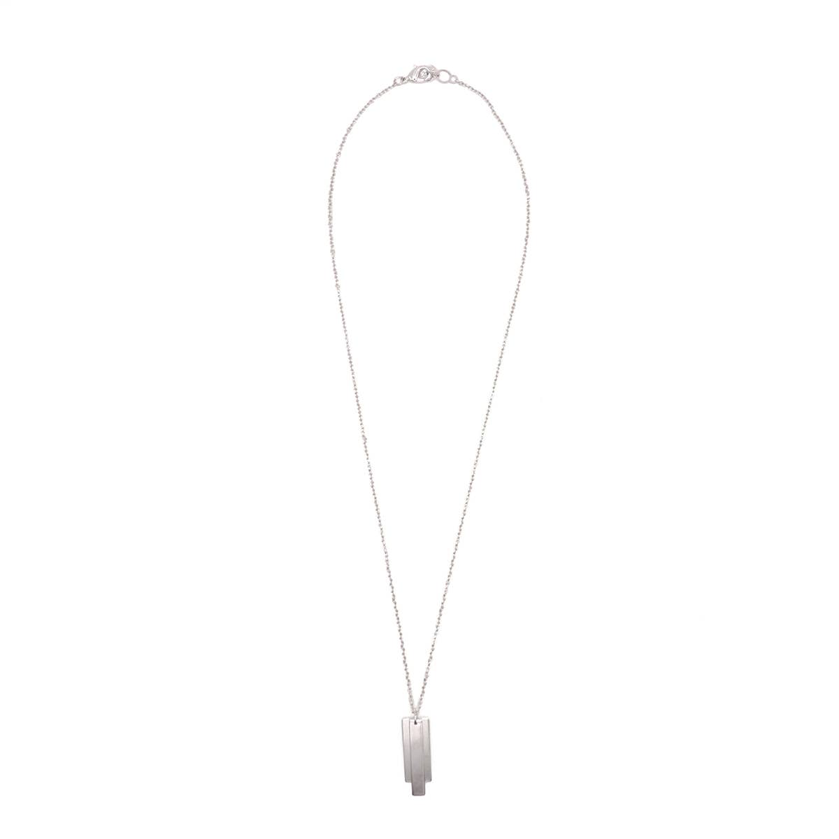 PURPOSE Jewelry: Honor Charm Necklace in Silver-Tone