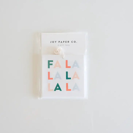 Joy Paper Co: Fa La La Gift Tags (Set of 8)