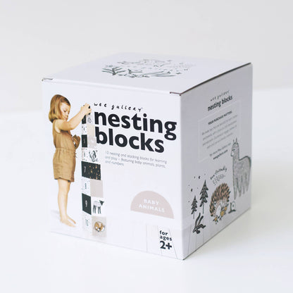 Wee Gallery: Nesting Blocks - Baby Animals