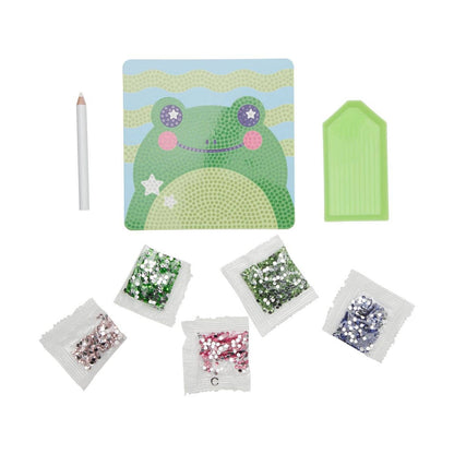 OOLY: Razzle Dazzle D.I.Y. Mini Gem Art Kit - Funny Frog