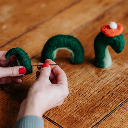 The Crafty Kit Company: Loch Ness Monster Needle Felting Craft Kit