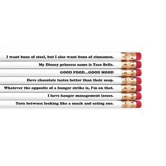 Snifty: Good Food Good Mood Pencil Set of 6