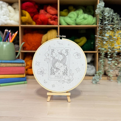 The Crafty Kit Company: Signs of Zodiac - Pisces Embroidery Kit