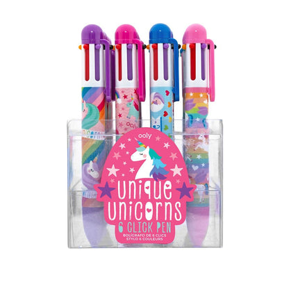 OOLY: 6 Click Pens - Unique Unicorn