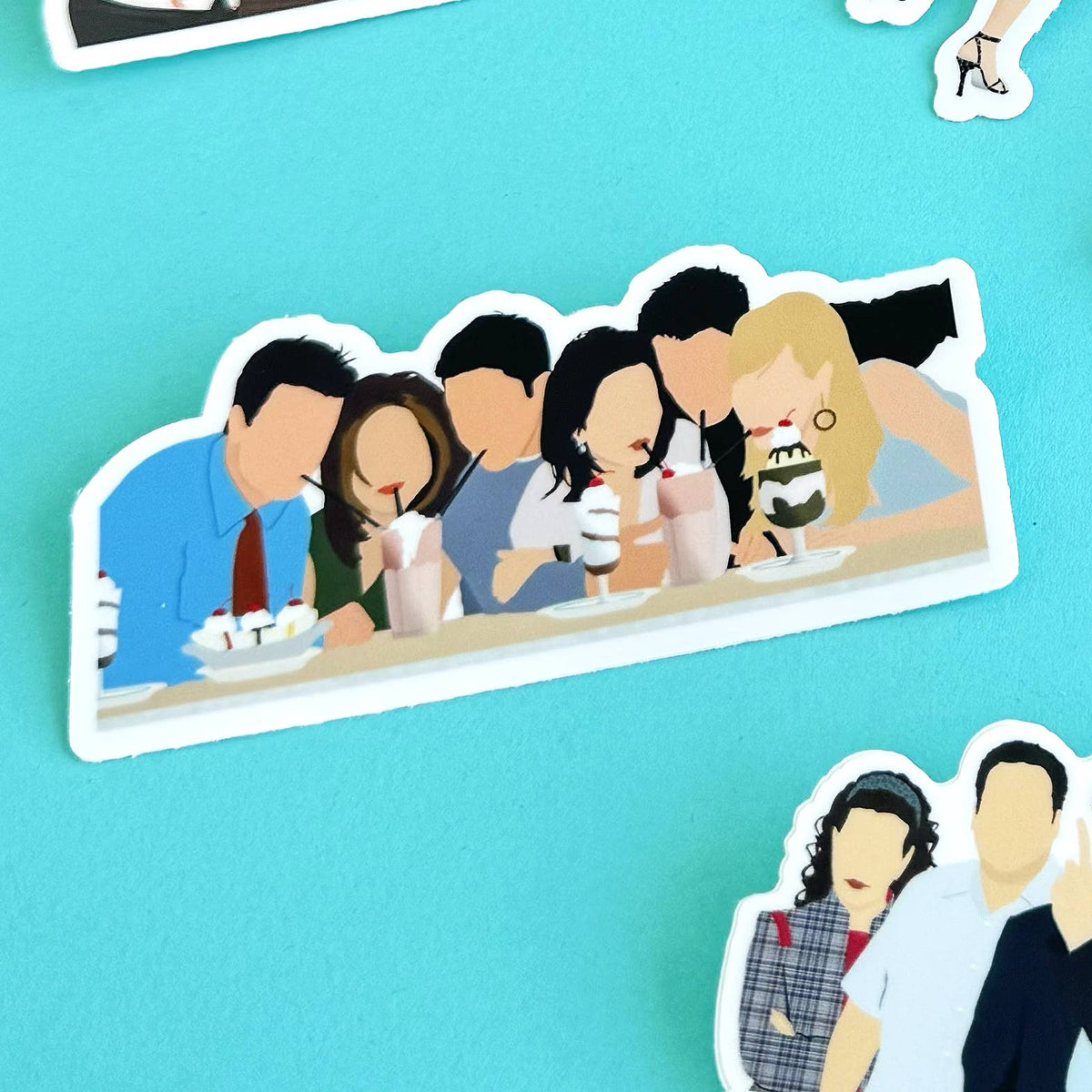 Shop Trimmings: Friends Cast Sticker