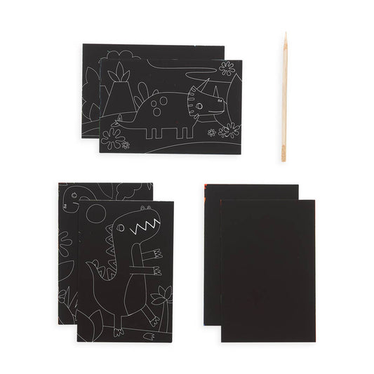 OOLY - Mini Scratch & Scribble Art Kit: Dino. Days