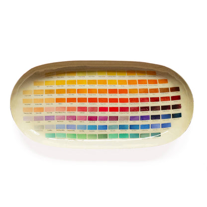 Roomytown Inc: Enamel Printed Tray - Nomenclature of Colors