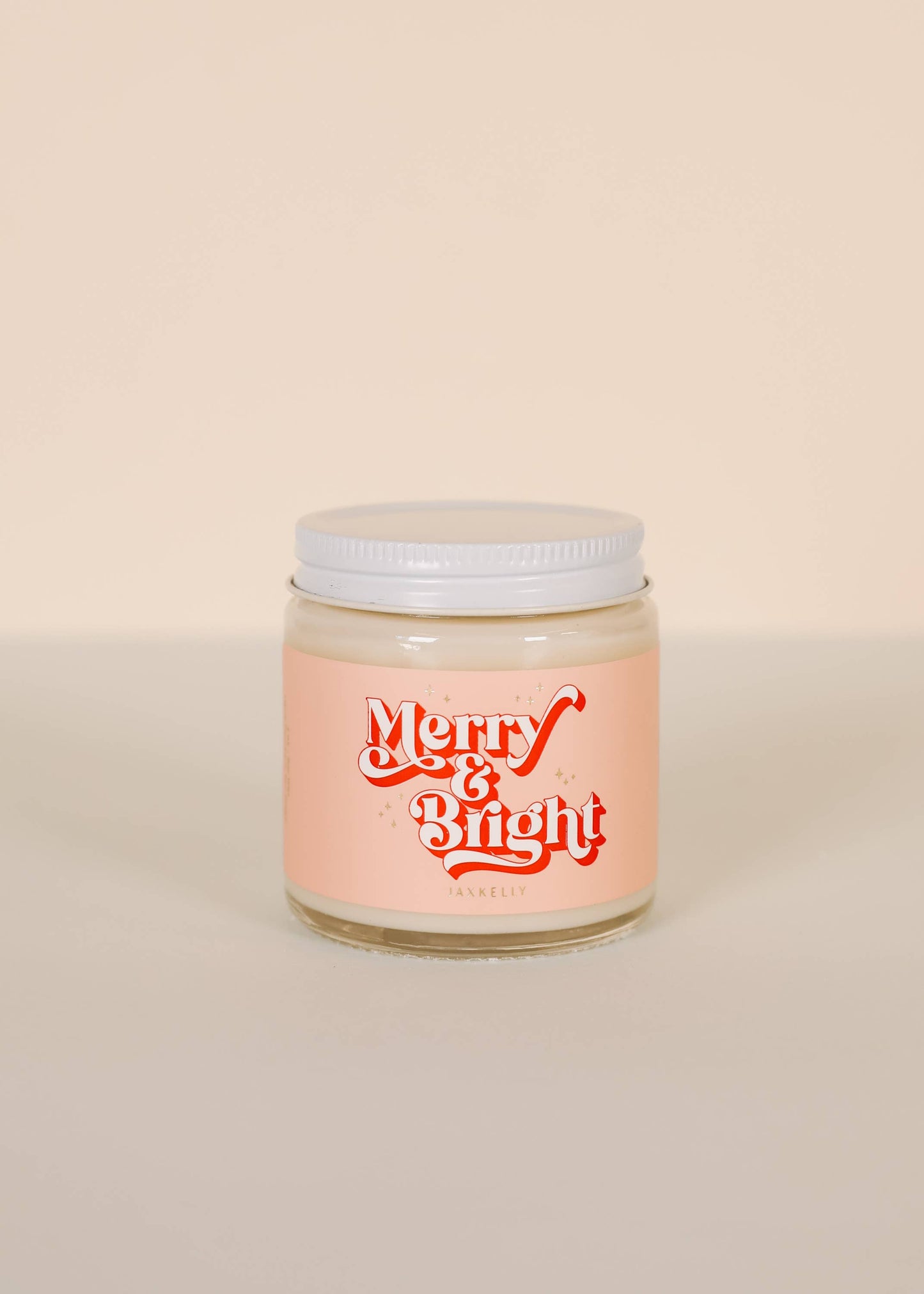 Jax Kelly: 4oz  Holiday Candle - Merry & Bright