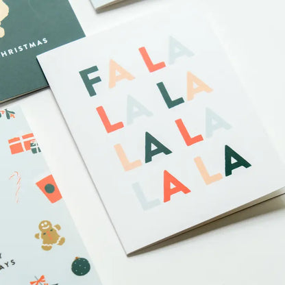 Joy Paper Co: Fa La La Holiday Card