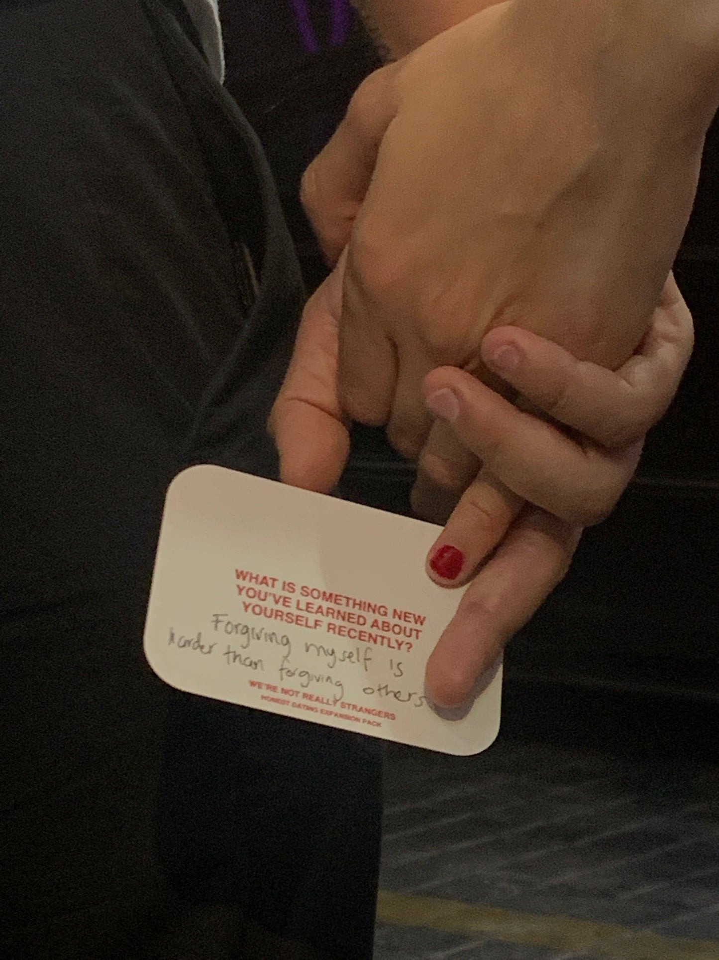 We're Not Really Strangers: Honest Dating Expansion Pack