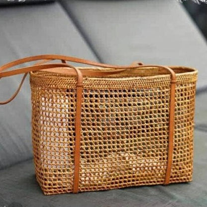 The Winding Road: Open Weave Ata Vine Tote