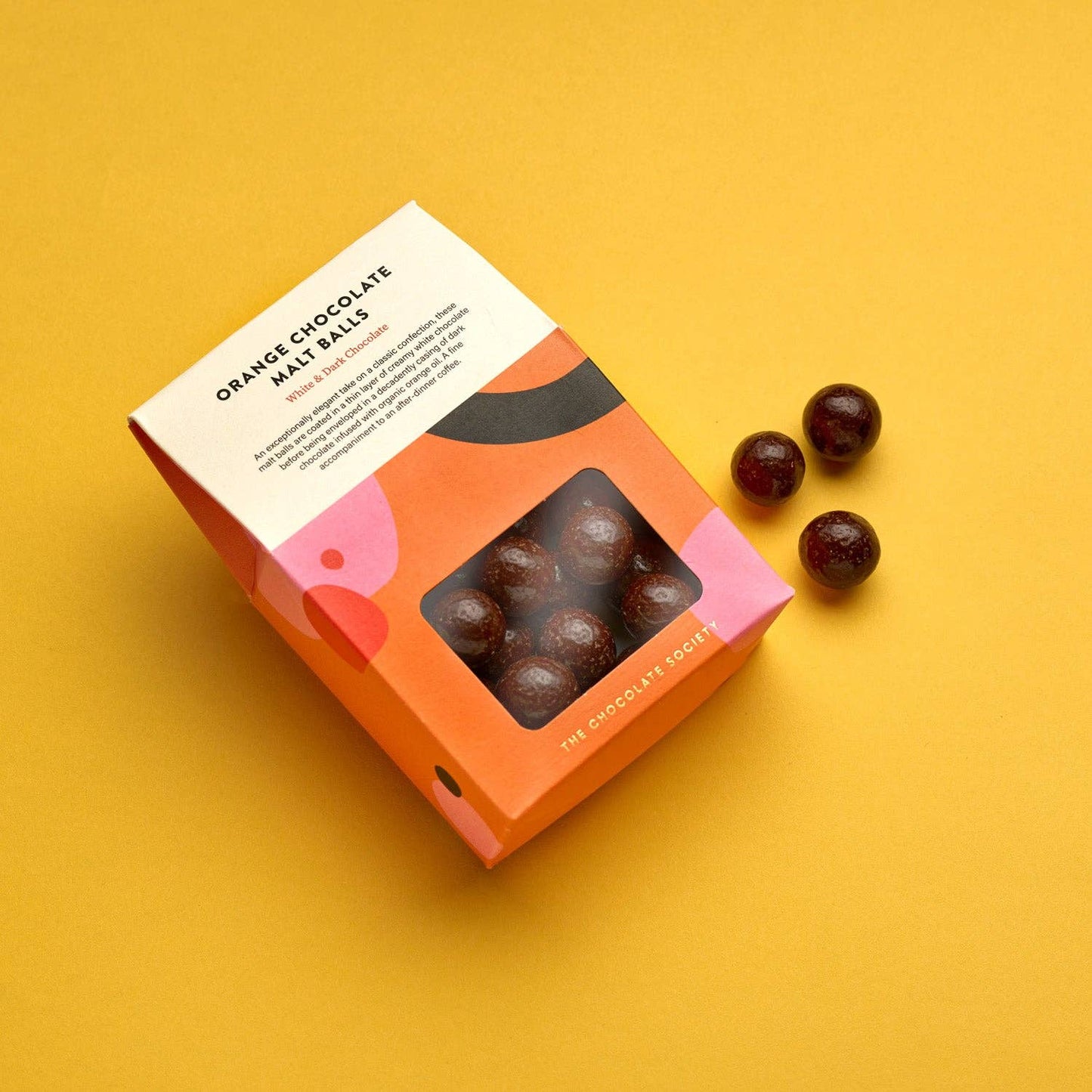 The Chocolate Society: Orange Malt Balls