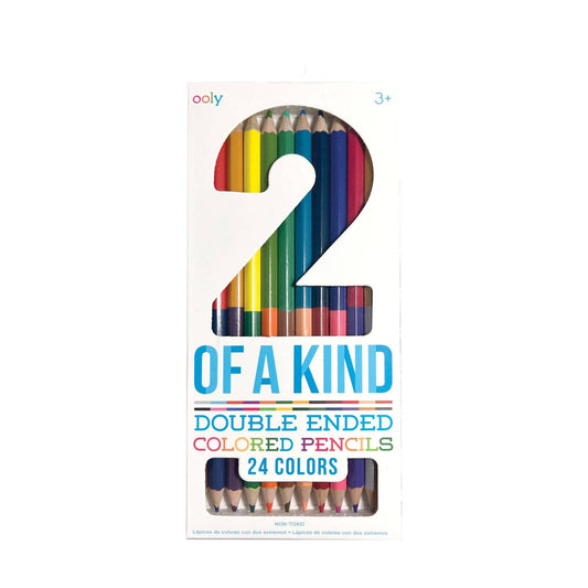 OOLY: 2 Of A Kind Double-Ended Colored Pencils