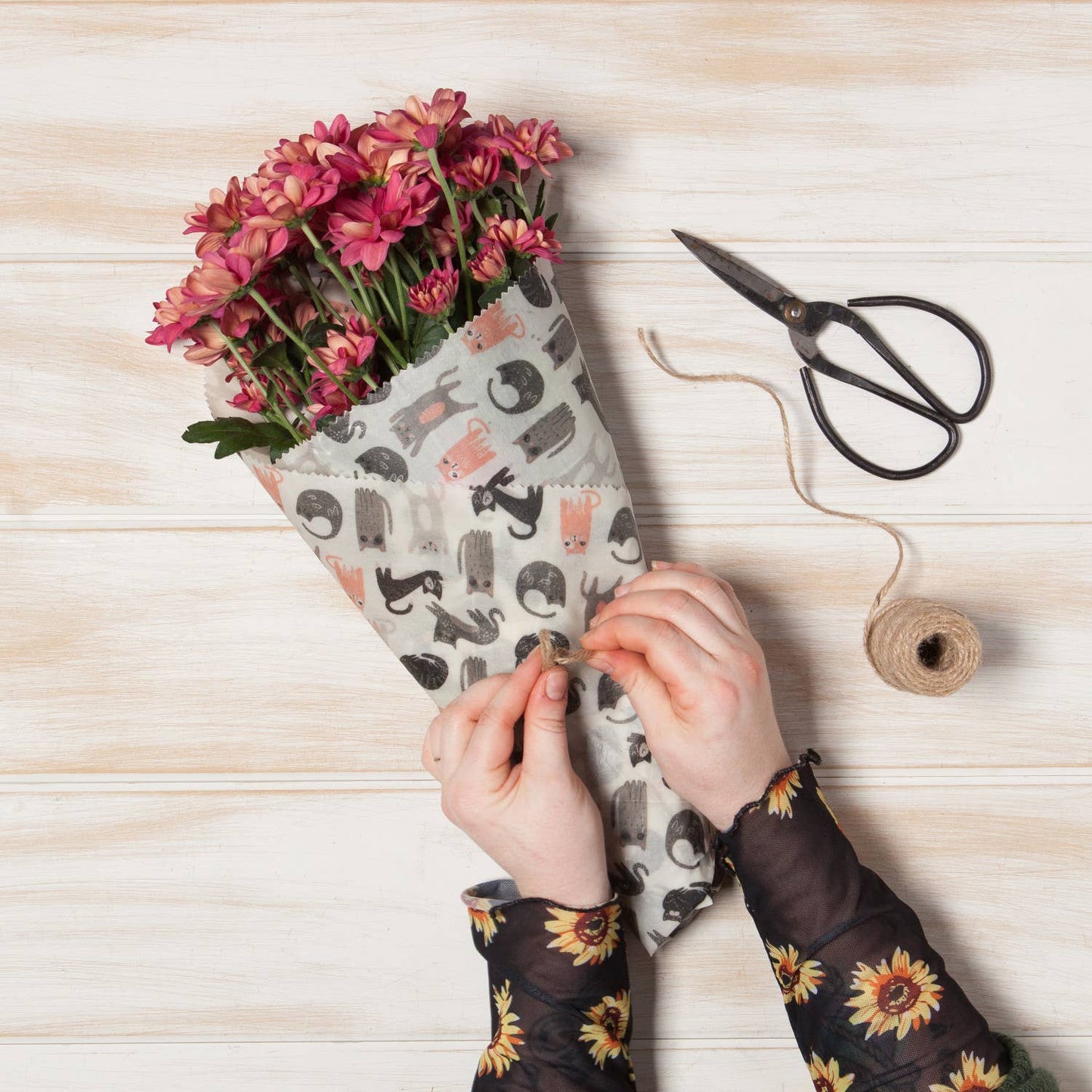Ecologie: Cats Extra Large Beeswax Wrap